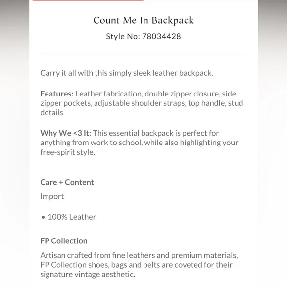 Free People Count Me In Backpack - Picture 16 of 17